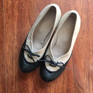 All Black Brand low heel pumps